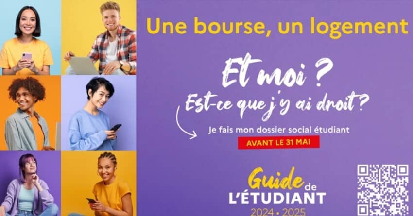 Une bourse, un logement : et moi j'y ai droit ? Je fais mon dossier social étudiant avant le 31 mai - Guide de l'étudiant 2024 - 2025